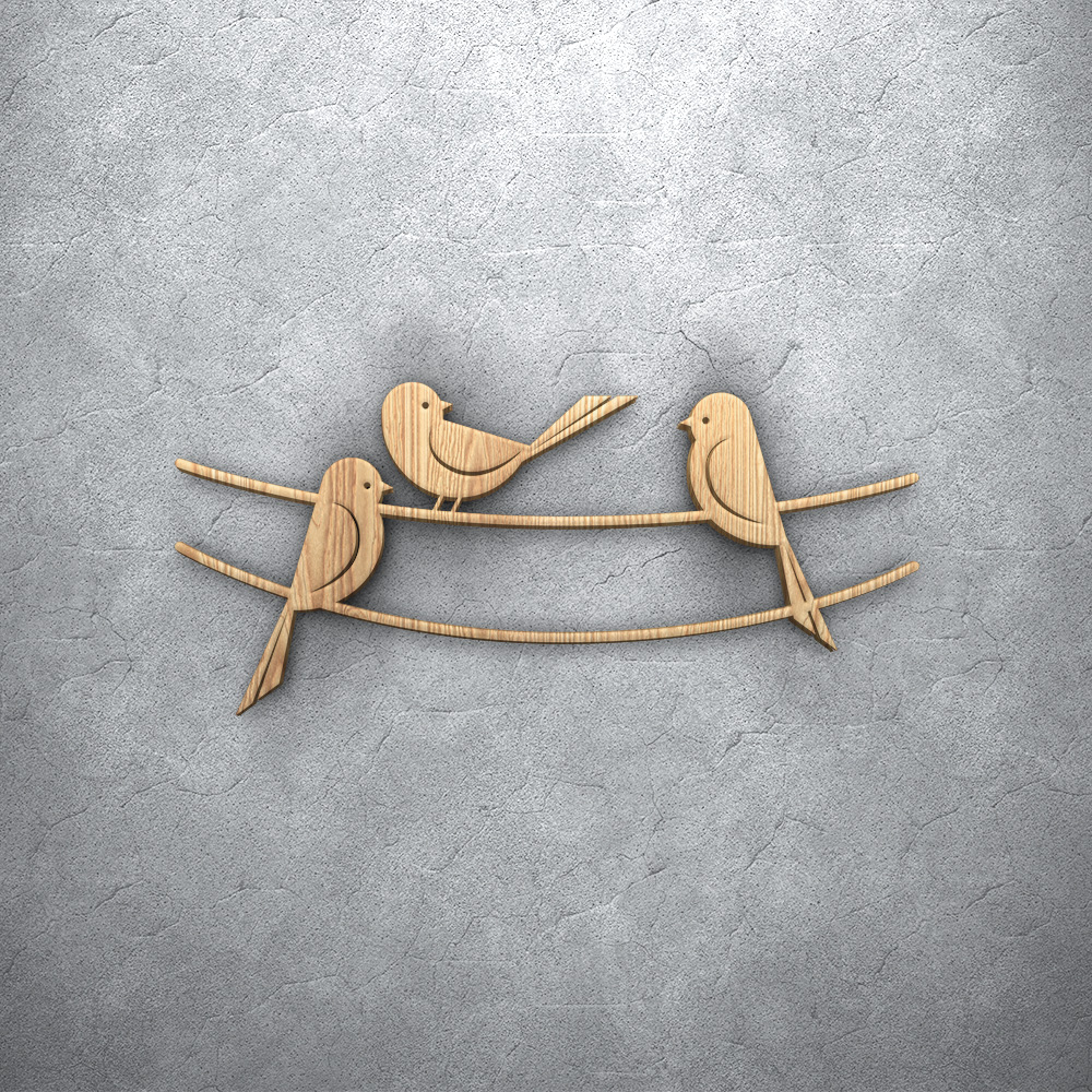 Birds design template - Cut Files
